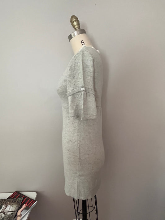 Soft grey mini dress