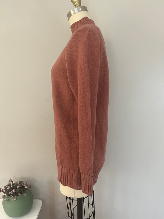 Cable Mock neck Sweater