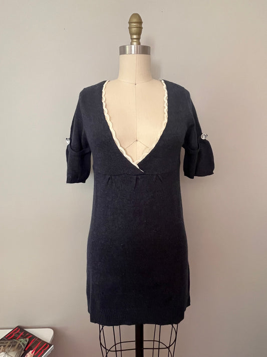 Midnight blue mini-dress