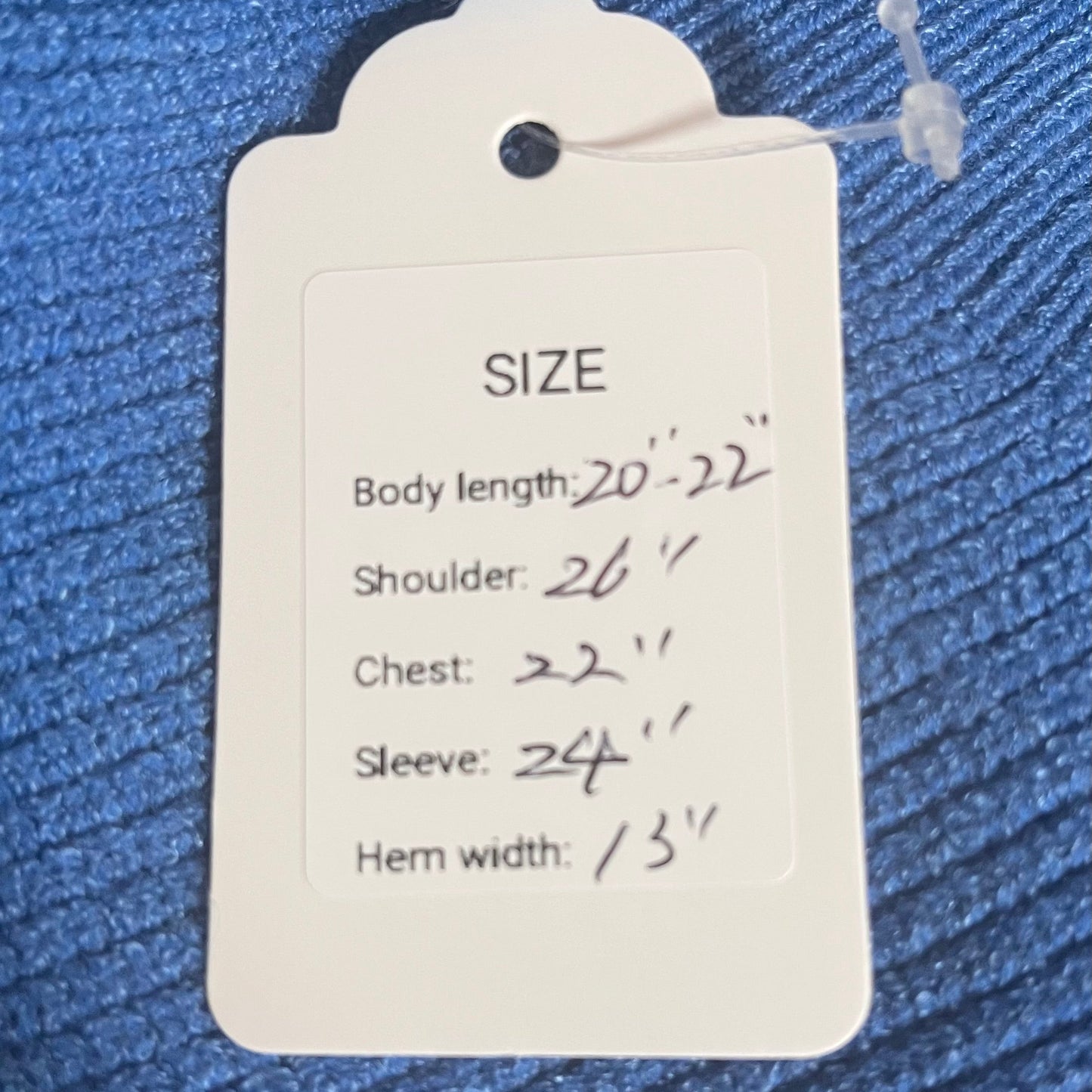 V-Neck ribbed sweater