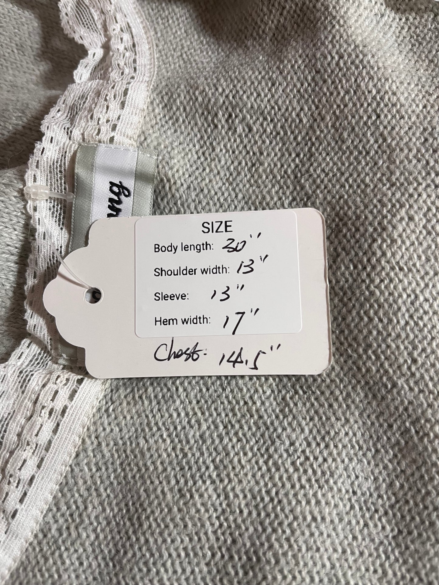 Soft grey mini dress