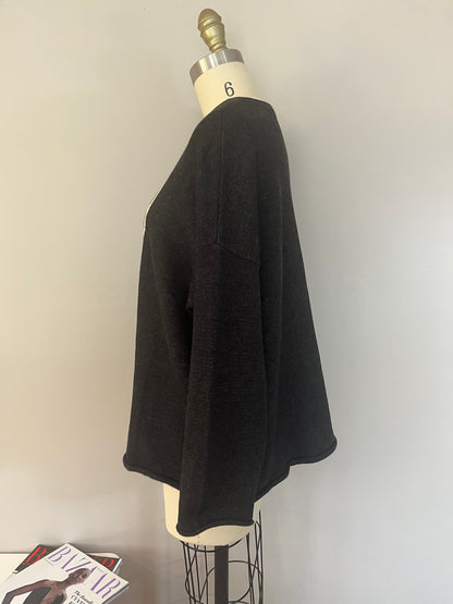 Charcoal Fawn Pullover