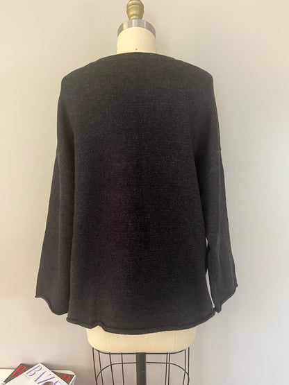 Charcoal Fawn Pullover