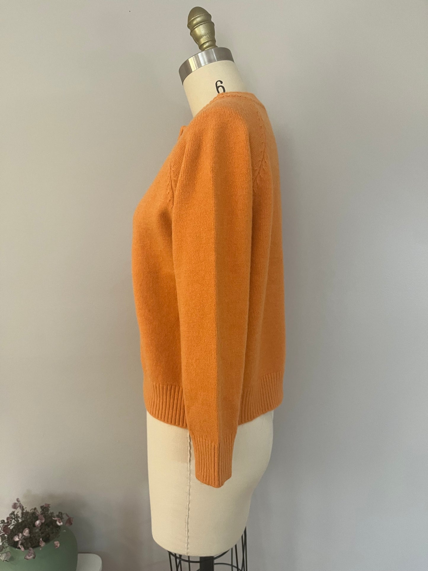 Golden Clay Zip Cardigan