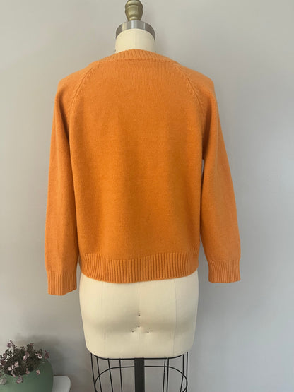 Golden Clay Zip Cardigan